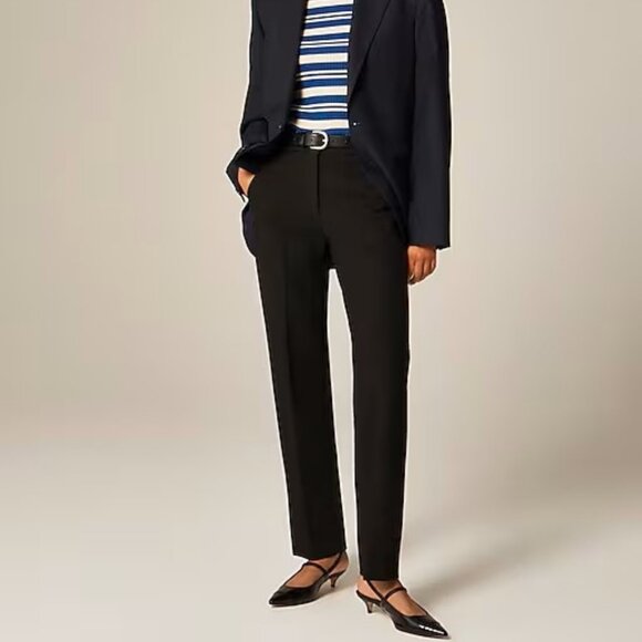 J. Crew Pants - J.Crew Kate Straight-leg Pant Four Season Stretch Black Size: 4